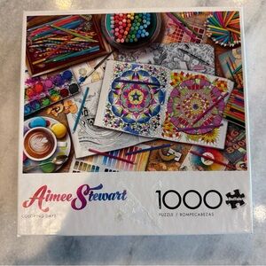 Buffalo Games Coloring Days 1000 Piece Jigsaw Puzzle By Aimee Stewart COMPLETE